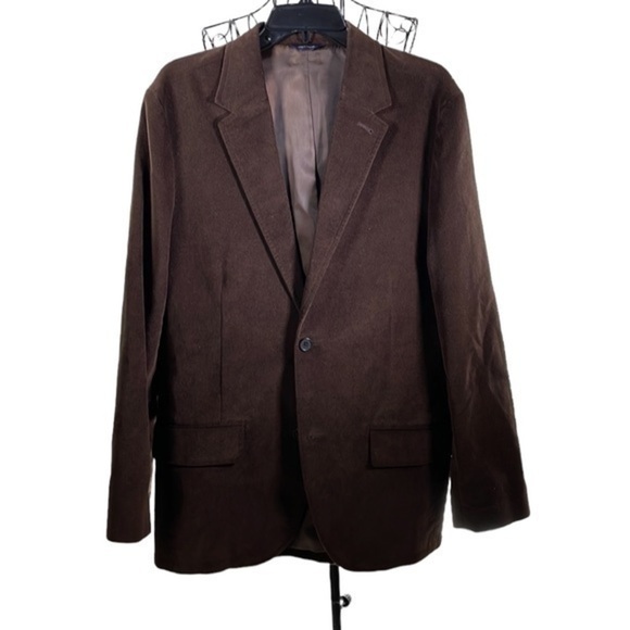 GAP | Chocolate Brown Velour Blazer - 42R - Picture 1 of 6